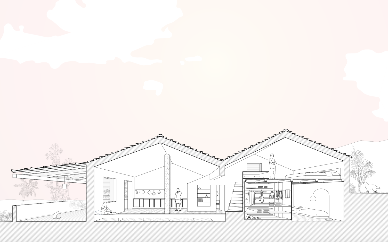 Archisearch The Summer Refuge | Episode 12: La California by caarpa is a Salmon-Pink Maritime Refuge Rooted in Sardinia’s Industrial Heritage.
